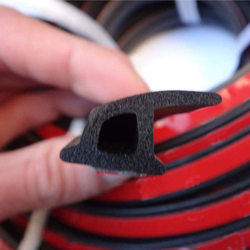Etopars 157" 4M P Shape Car Door Trim Edge Moulding Rubber Weatherstrip Seal Strip Auto - Image 1